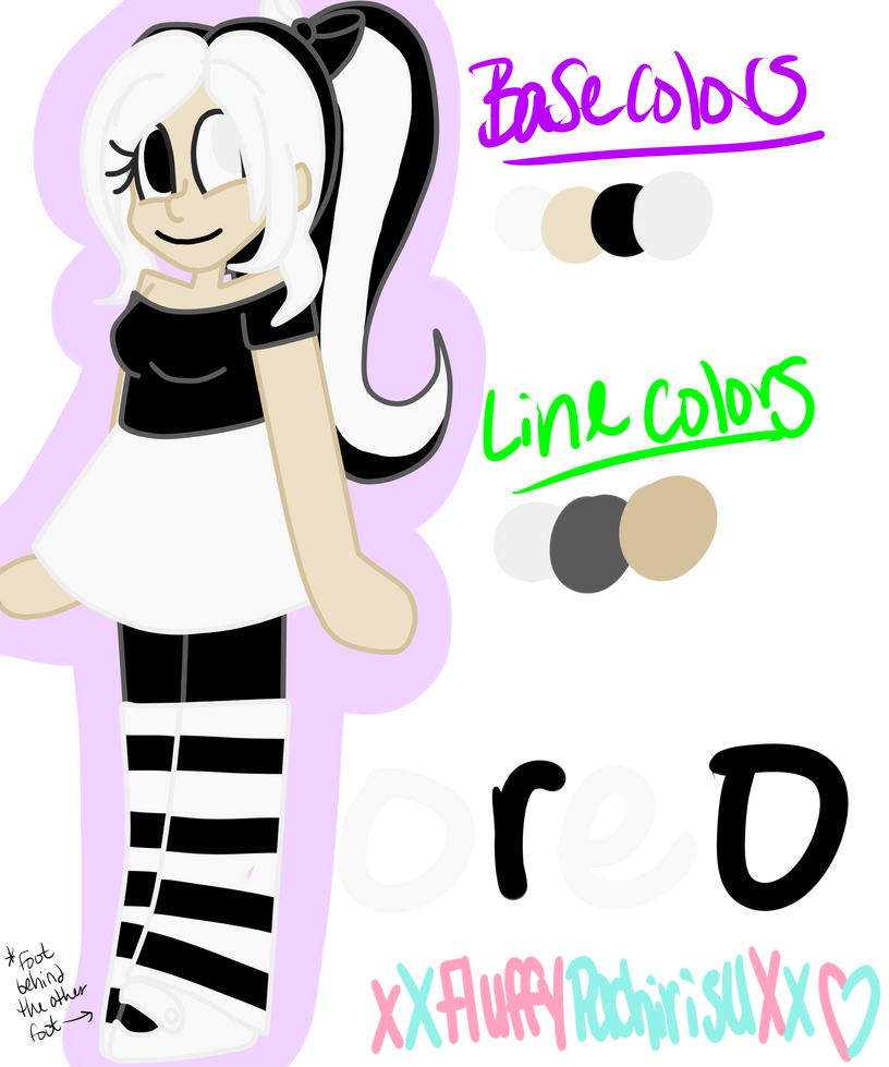Oreo Colors Ref by xXFluffyPachirisuXx on DeviantArt