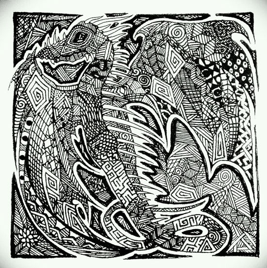 Zentangle Dragon By Labyrinthinelullaby On DeviantArt