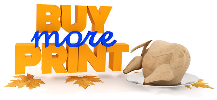 buy more print thanksgiving logo