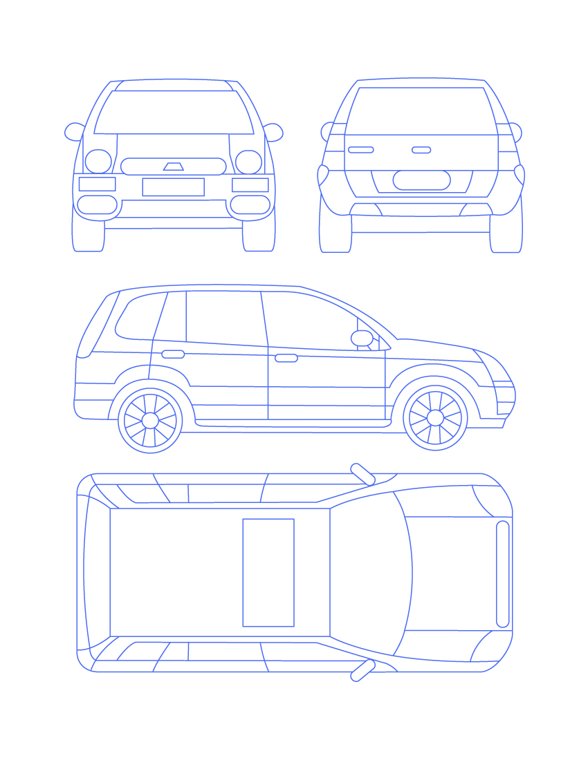 SUV Blueprints