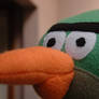 Green Angry Bird Space Plush