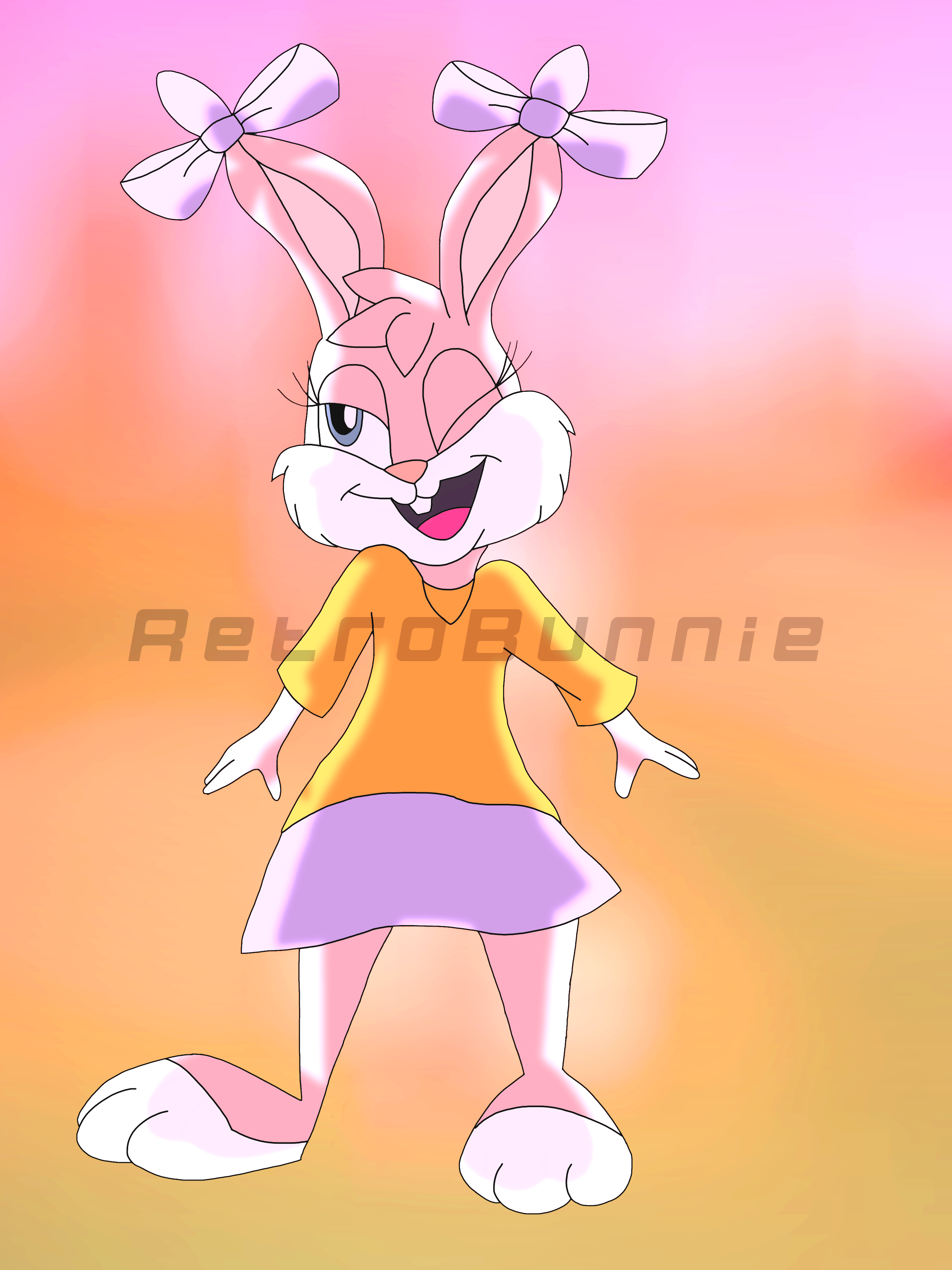 Babs Rodes Robinson Babs Bunny by Retr0Bunnie on DeviantArt