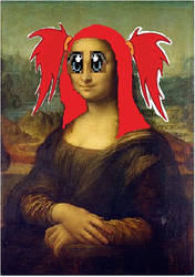 Mona Lisa anime style