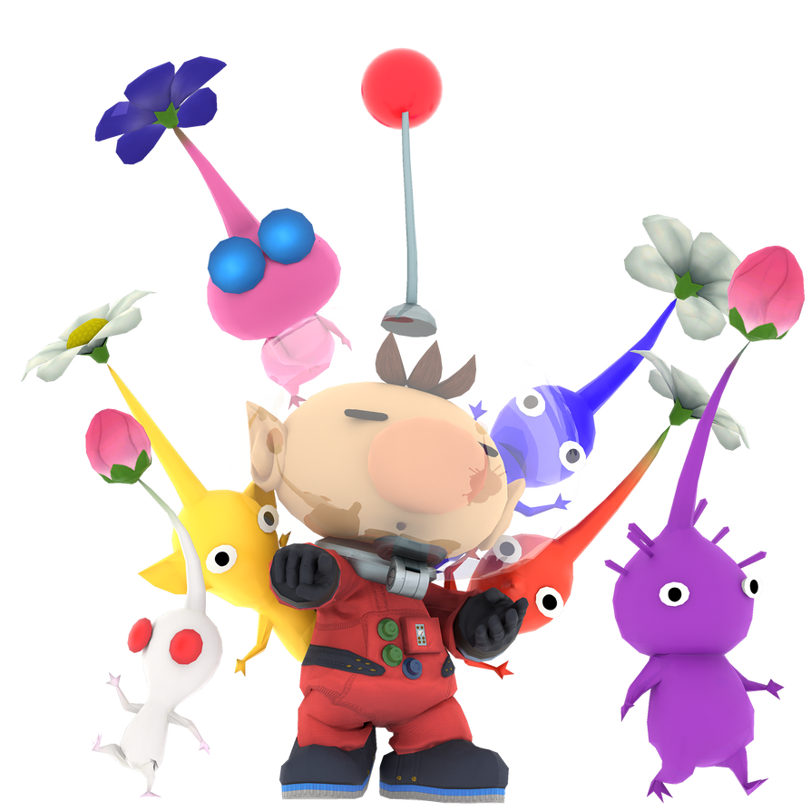 Olimar Buff Olimar Skin 2 Smash Ultimate Render by Shinsei21 on DeviantArt