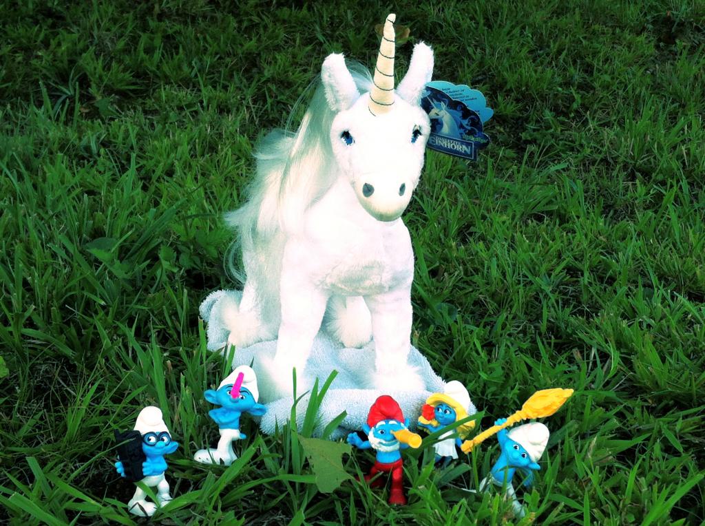 The Last Unicorn and The Smurfs!