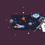 Pixel Dailie-107 Space-station