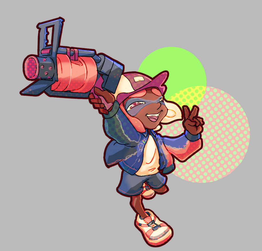 Splatoon Figure Deviantart Splatoon full body by BloomyDelmi on DeviantArt