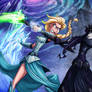 Elsa vs Maleficent