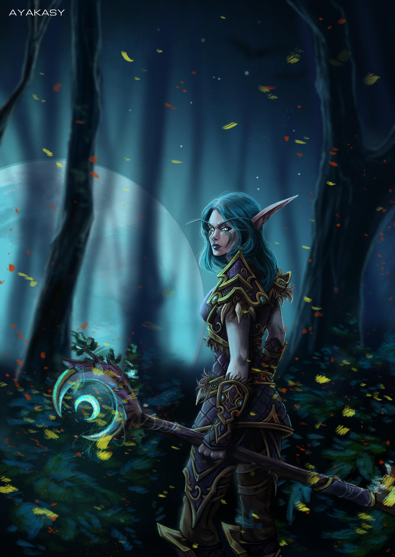 Night Elf Druid World of Warcraft by Ayakasy on DeviantArt