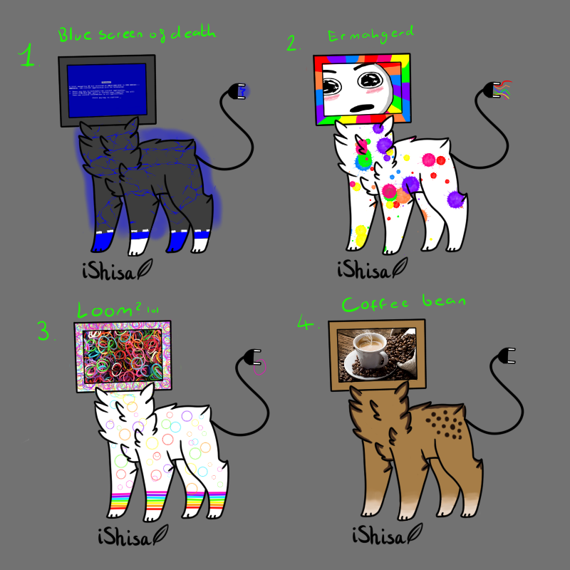 Object head adopts [OPEN]