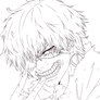 Tokyo Ghoul Kaneki Lineart