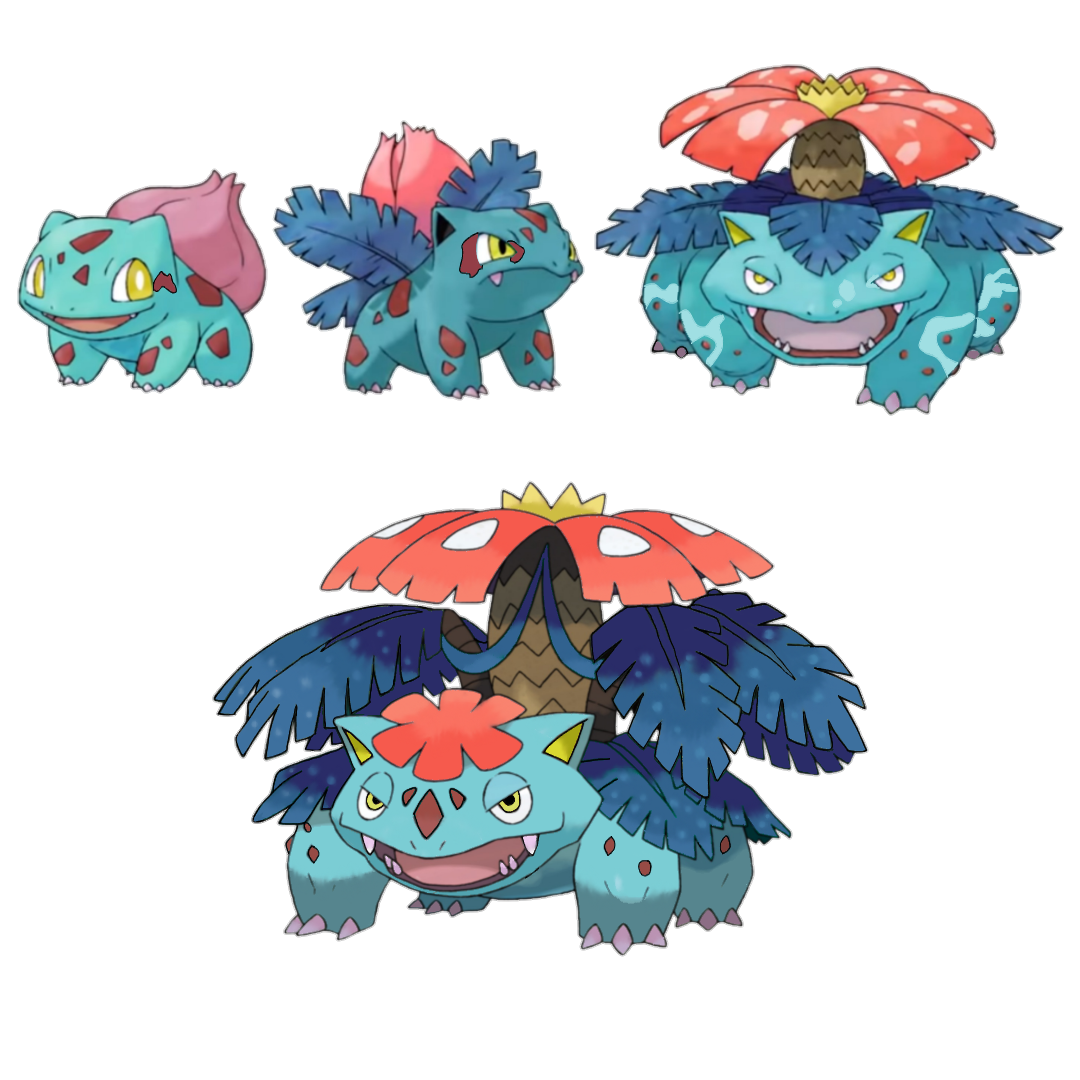 PKMN AS/OR - Bulbasaur Evolutions by LorisC93 on DeviantArt