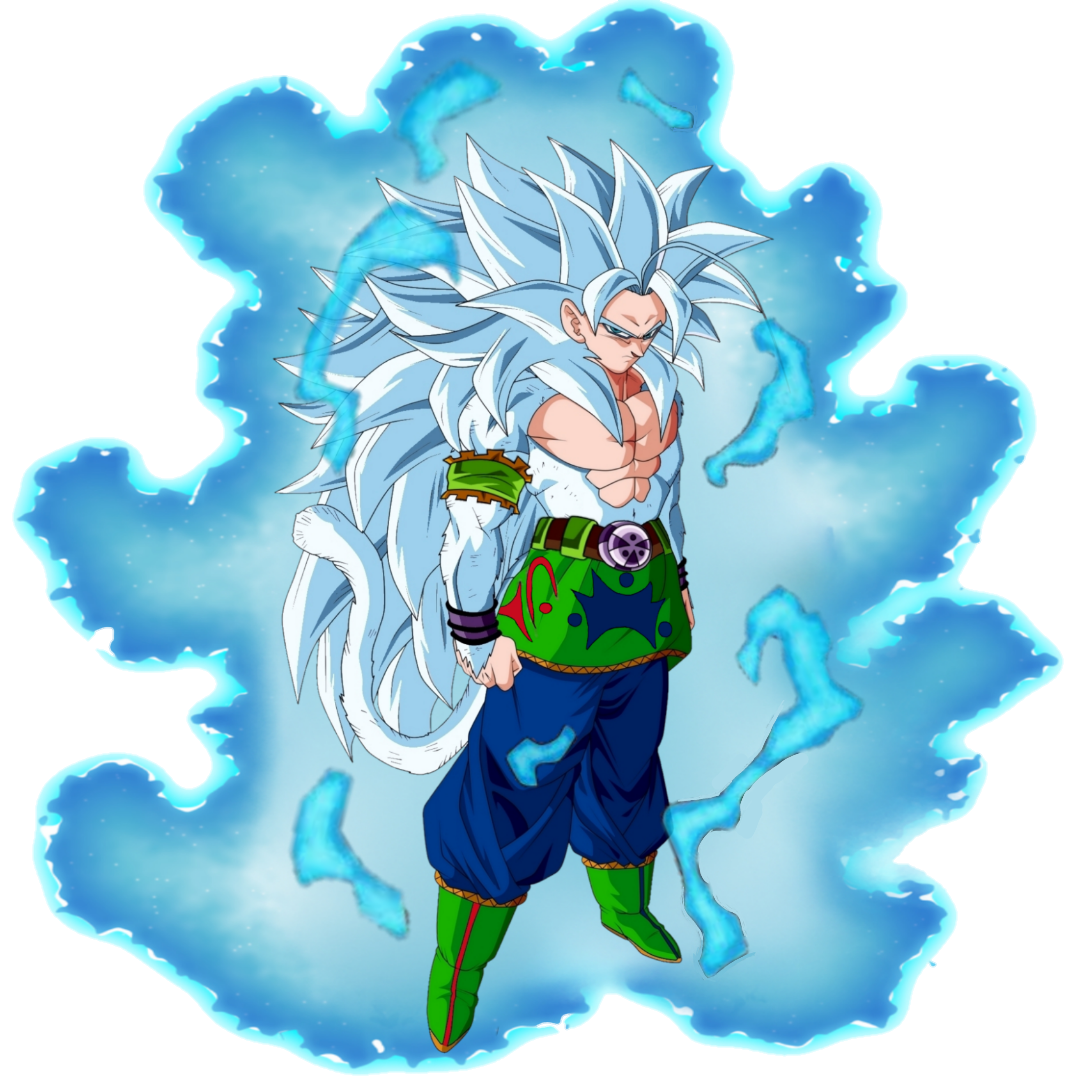 SSJ5 Xeno Goku Render by MohaSetif on DeviantArt