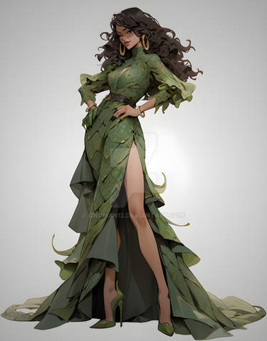 Long legs short green dress by shrunkenluigi on DeviantArt