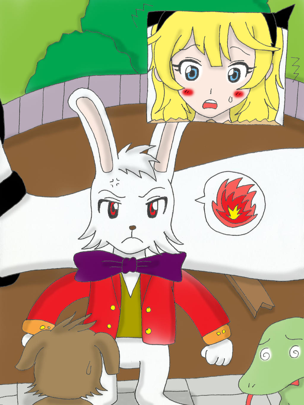 Ailce Rabbit Alice in White Rabbit's House (Page 10) by jmaster1114 on DeviantArt