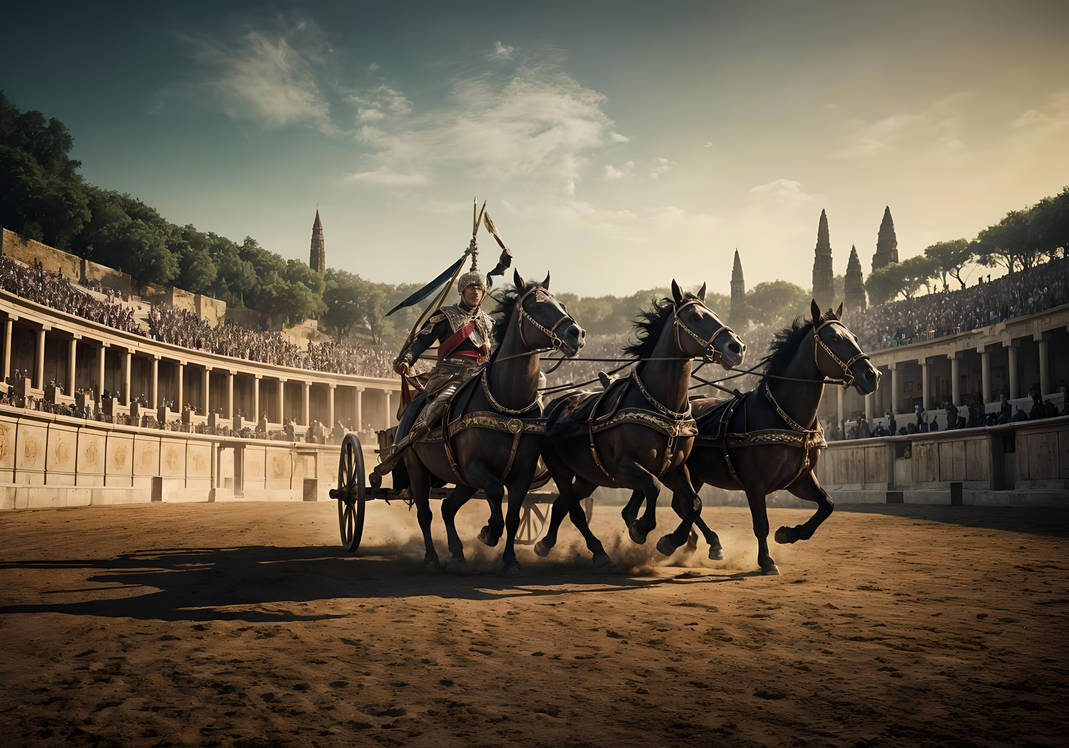 Chariot Races Rivalry Chariot races at the Hippodrome by Brewing-Chaos on DeviantArt