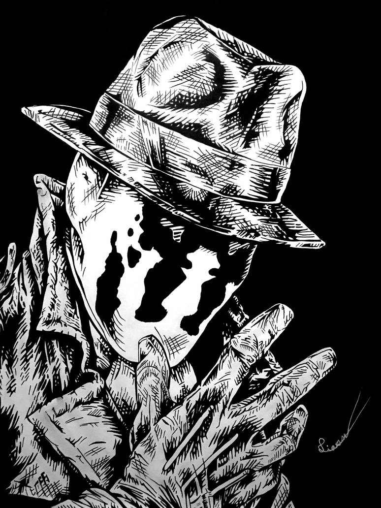 Rorschach - Watchmen (DC Comics) by Stephane-Piovan-Draw on DeviantArt