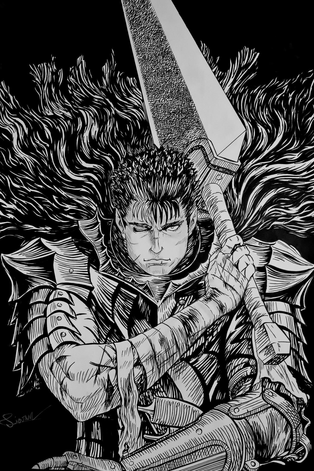 Guts BERSERK by StephanePiovanDraw on DeviantArt