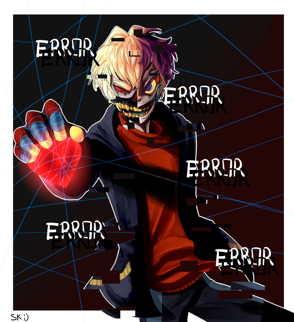 ErrorSans Human Fanart by SkeletonKinshamer on DeviantArt