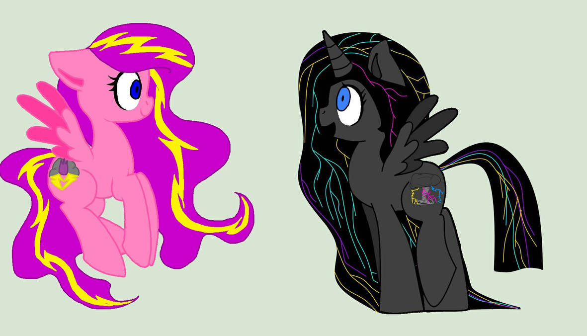 Princess storm meets luna shine by BlueLinePony on DeviantArt