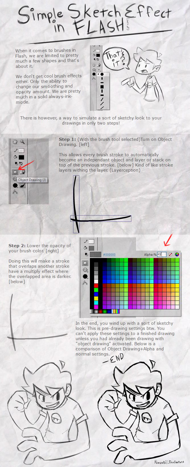 Simple Sketch Effect in Flash