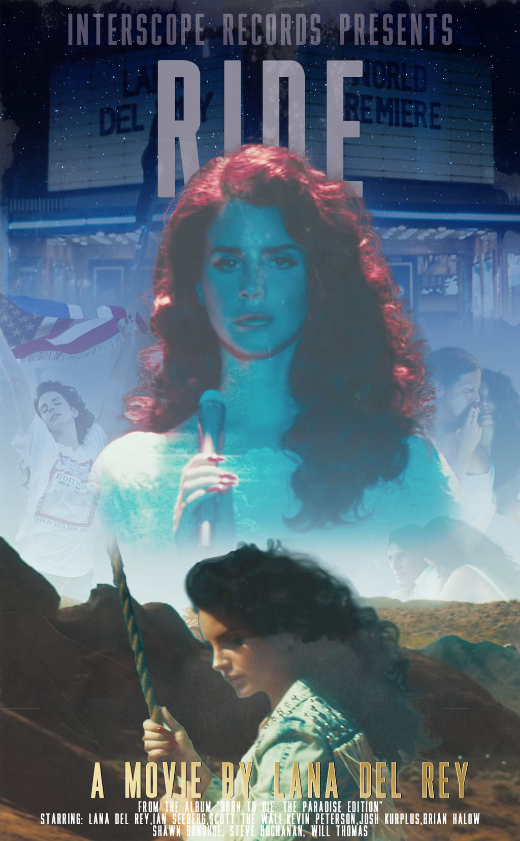 Lana Del Rey Ride Poster by angeldavidcs on DeviantArt