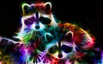 Fractal Racoons by MiniMoo64