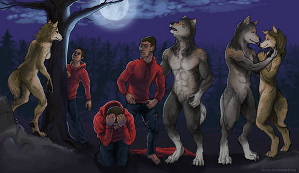 Commission: Werewolf-Wolffire