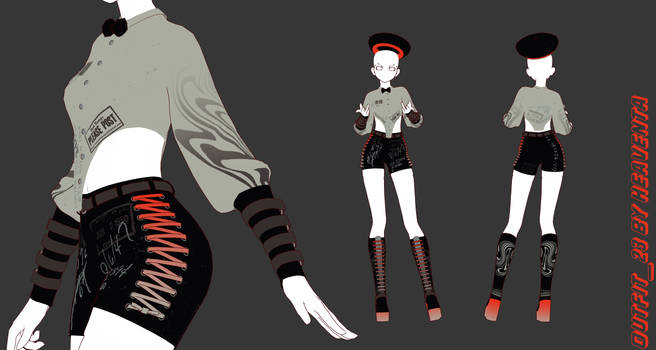 [p2u] outfit_23 [rigged]