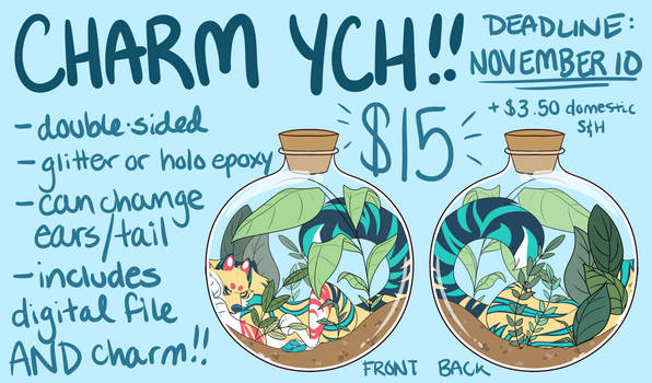 [CLOSED] YCH - Terrarium Charm!!