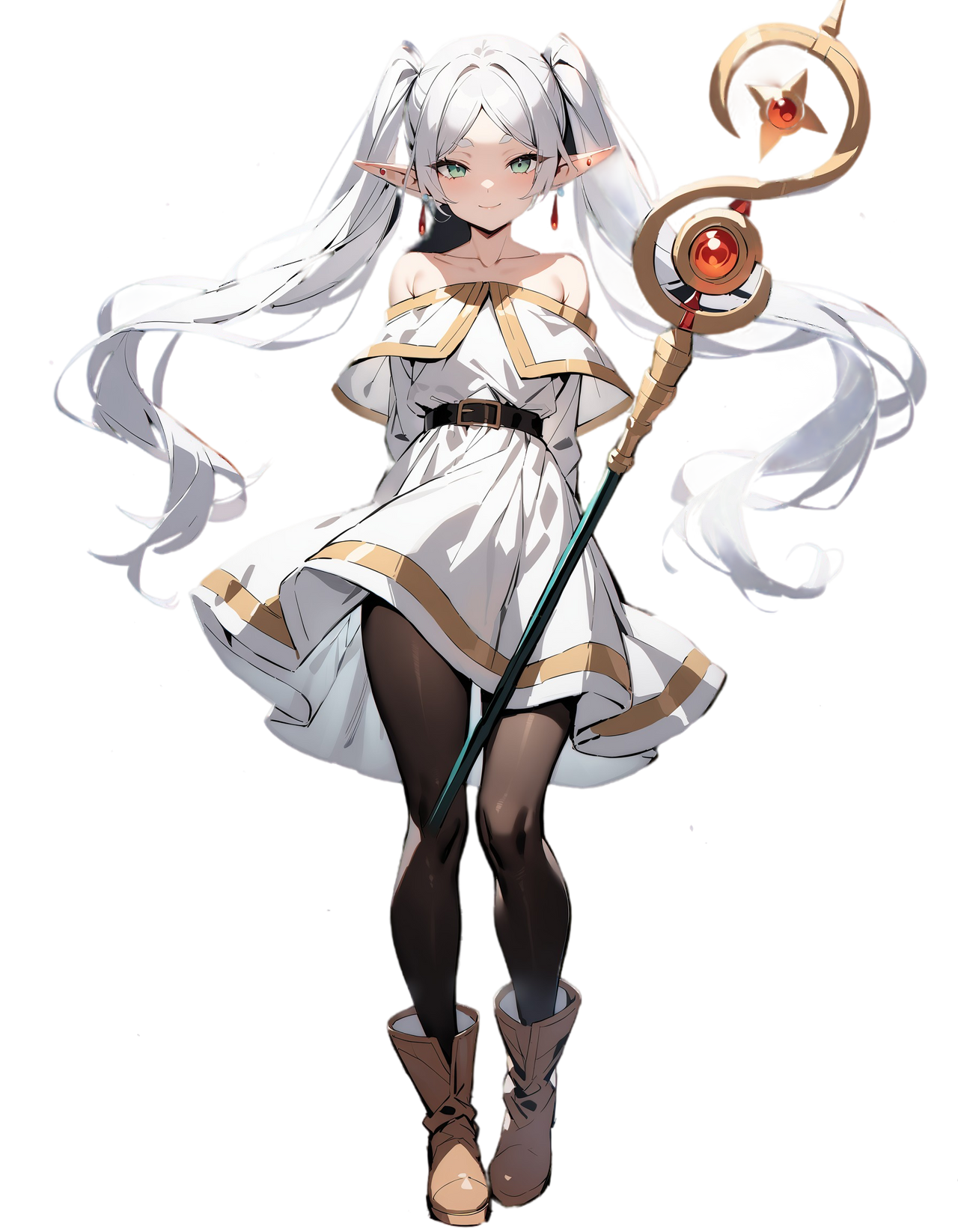 frieren render by Bay256 on DeviantArt