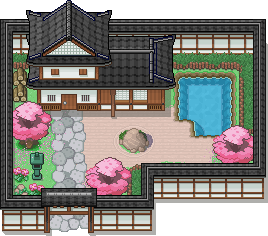 Simple traditional Japanese villa : r/PixelArt