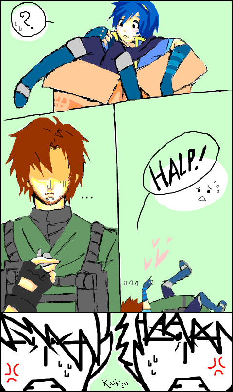 :SSBB:Snake:Marth:Tegaki: by KaiSuki