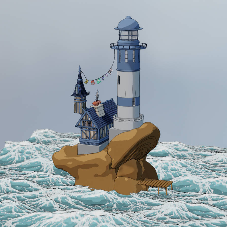 Lighthouse by Coenzyme21 on DeviantArt