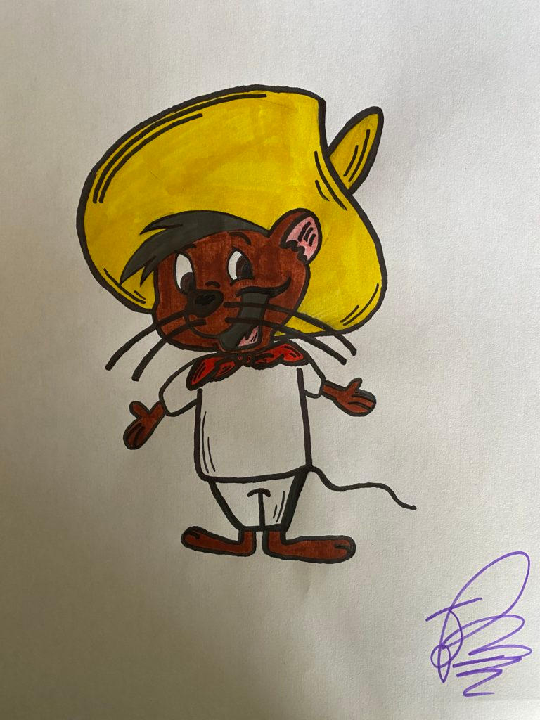 My drawing of Speedy Gonzales by EvyOriginal on DeviantArt