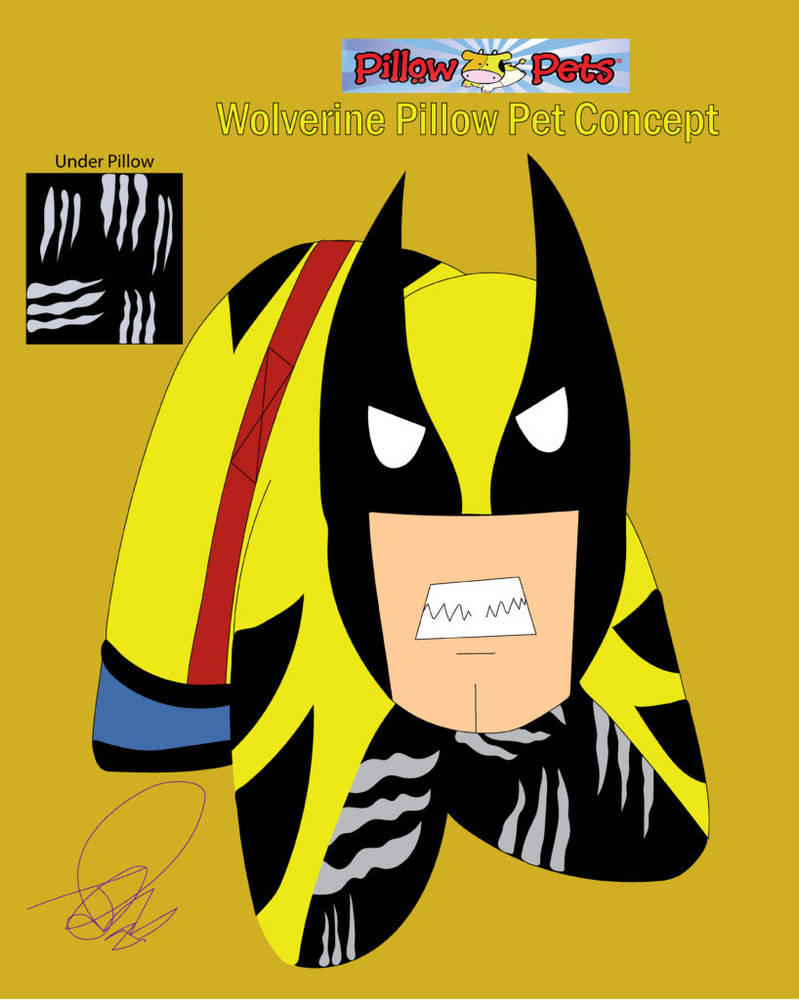Wolverine Pillow Pet Concept Art (Digitalized) by Jrechani18 on DeviantArt