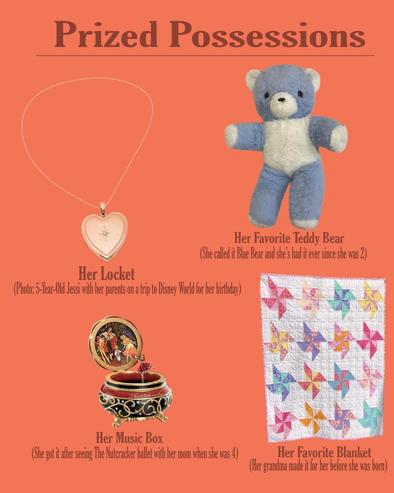 Prized Possession Examples Jessi Drews Prized Possessions by Jrechani18 on DeviantArt