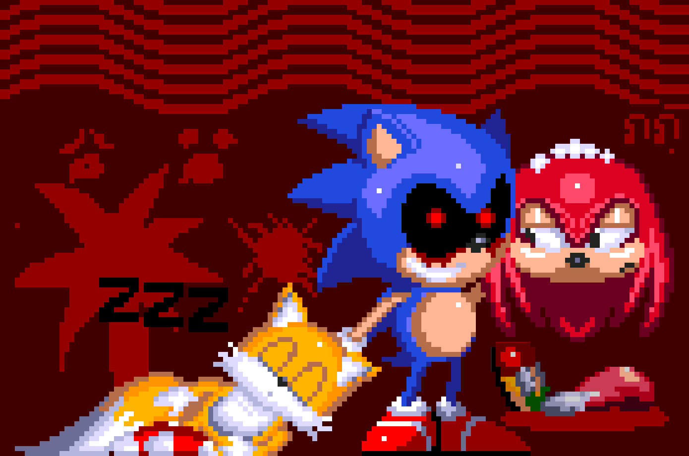 Sonic.exe full sprite sheet .:reuploaded:. by Johnny-HedgeWolf on DeviantArt