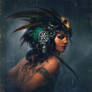 Exotic Tribal Fusion portrait