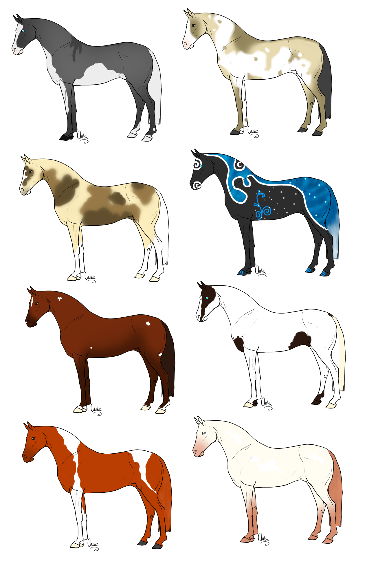 Draw to adopt horses (WITH GENETICS )