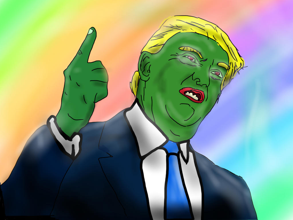 Donald trump Pepe version by GOPHERdraws on DeviantArt