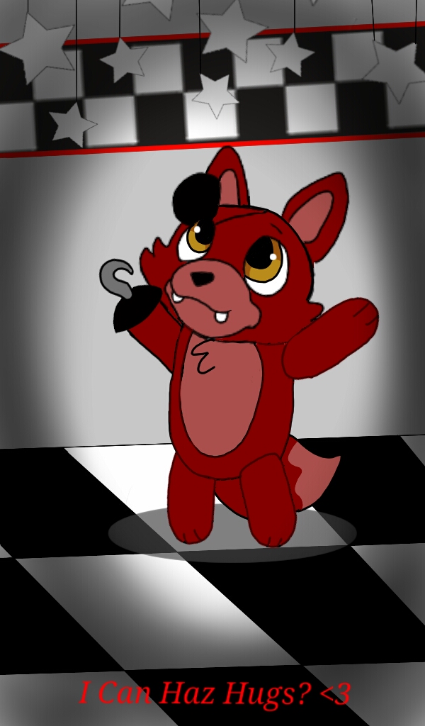 FNAF Plush Foxy Clock for Sale by Amberlea-draws