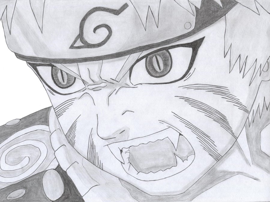 Naruto Pencil Sketch by Pixetomics on DeviantArt