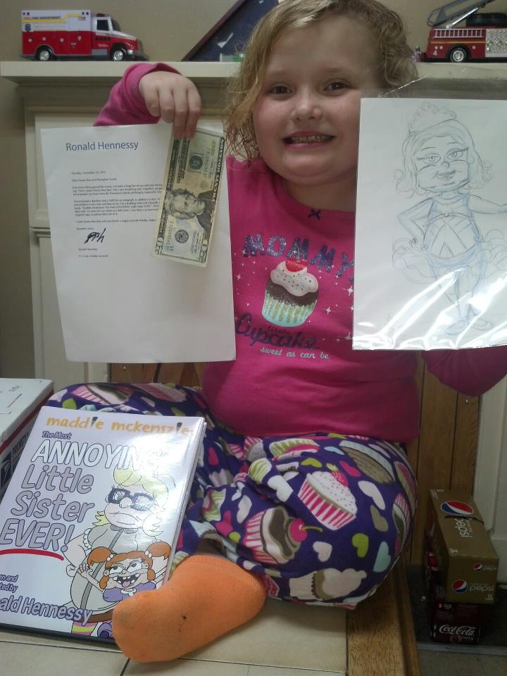 Honey Boo Boo with my Picture Book!