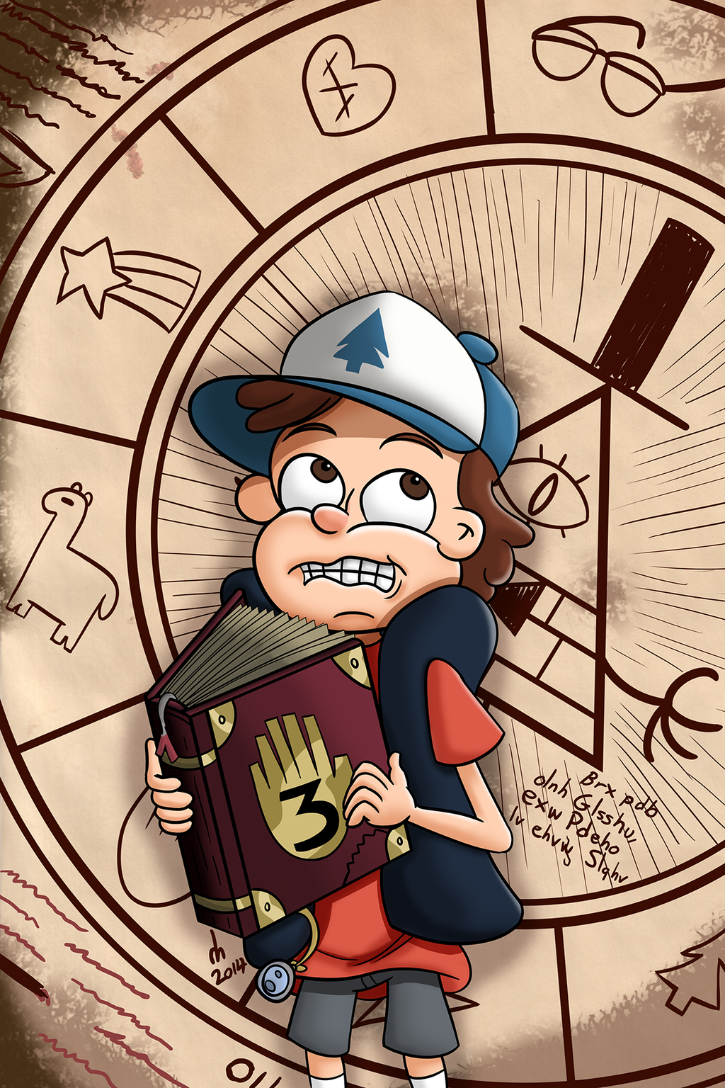 Dipper из Гравити Фолз