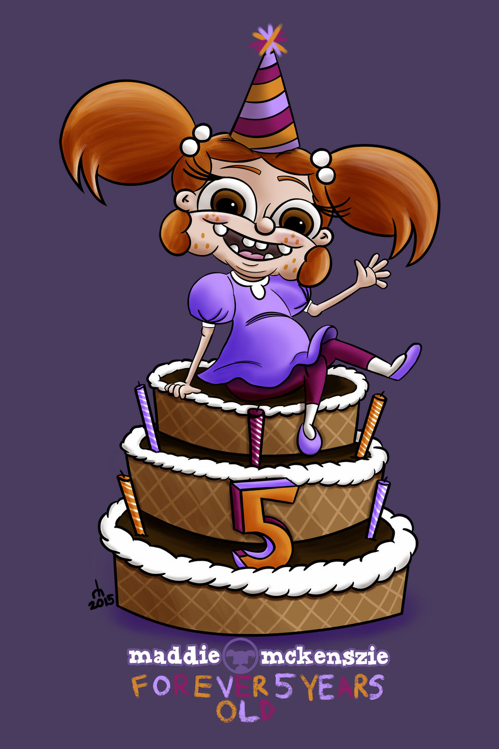 Maddie Mckenszie - Forever Five Years Old by ronaldhennessy