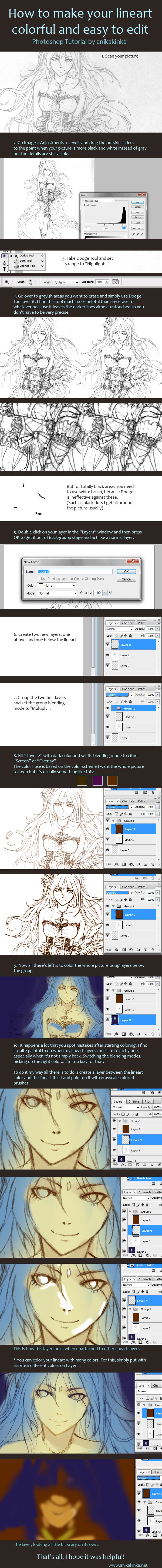 Color Lineart Tutorial