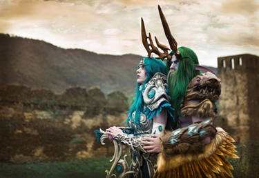 Malfurion and Tyrande cosplay