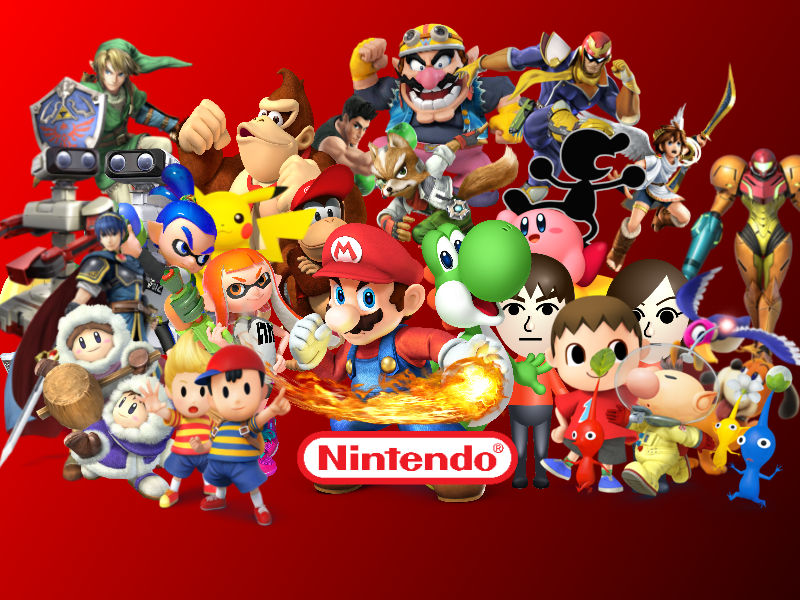 Nintendo Wallpaper by InklingColours on DeviantArt