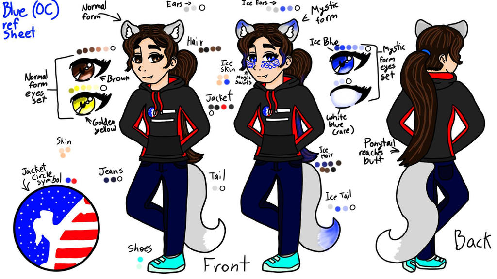 Blue Flash Oc Blue (OC) ref sheet by BlueWolf928 on DeviantArt